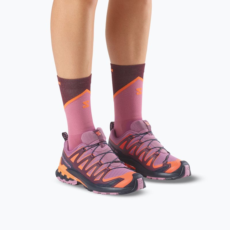 Кросівки для бігу жіночі Salomon XA Pro 3D V9 dusky orchid/huckleberry 6