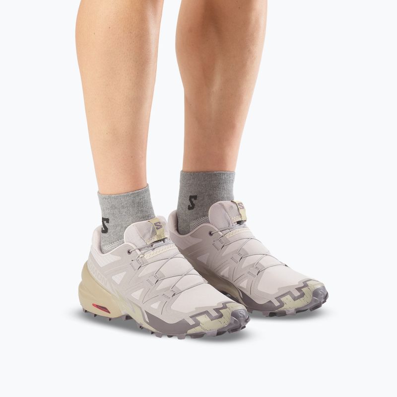 Кросівки для бігу чоловічі Salomon Speedcross 6 silver cloud/paloma 6