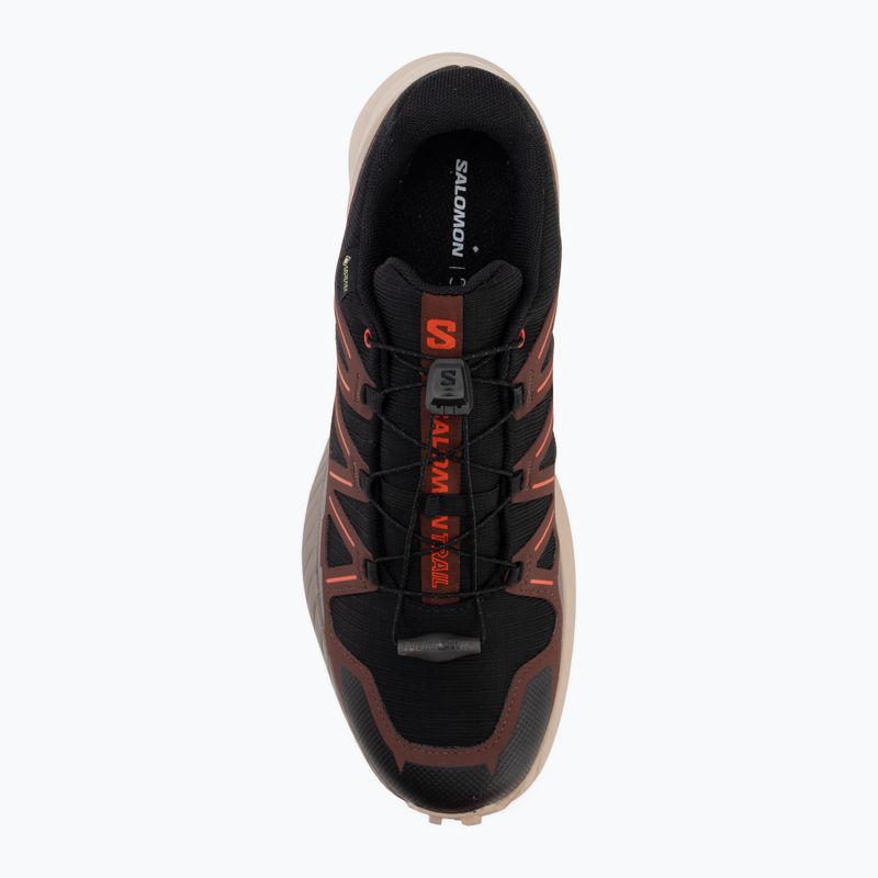 Кросівки для бігу чоловічі Salomon Speedcross Peak GTX black/oxford tan 5