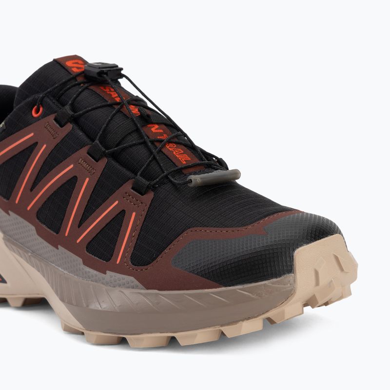 Кросівки для бігу чоловічі Salomon Speedcross Peak GTX black/oxford tan 7