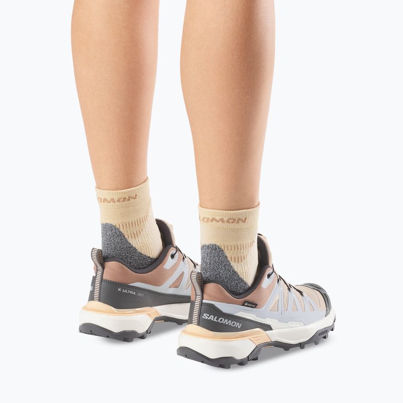 Взуття трекінгове жіноче Salomon X Ultra 360 GTX oxford tan/pearl blue 5