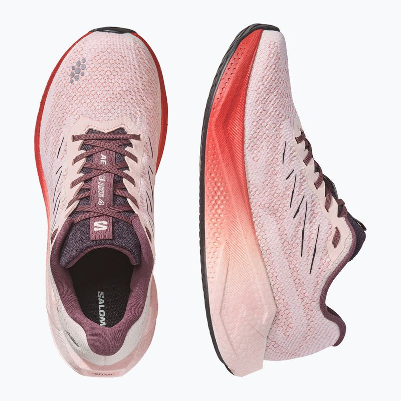 Кросівки для бігу жіночі Salomon Aero Blaze 4 vanilla ice/huckleberry 3