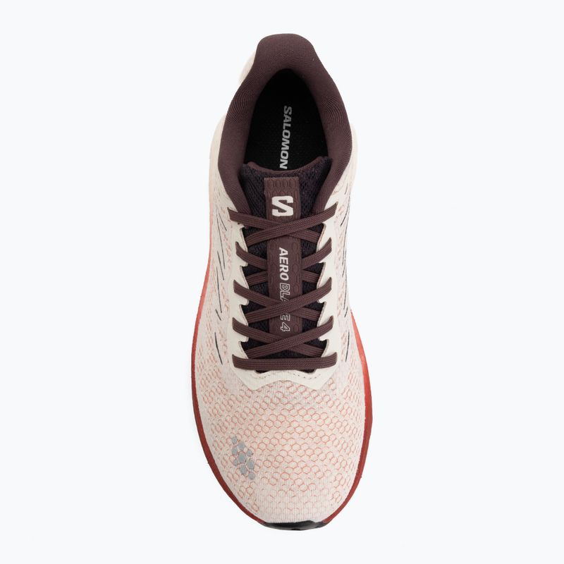 Кросівки для бігу жіночі Salomon Aero Blaze 4 vanilla ice/huckleberry 5