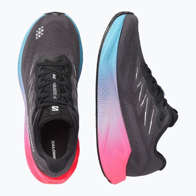 Кросівки для бігу жіночі Salomon Aero Blaze 4 black/white 3