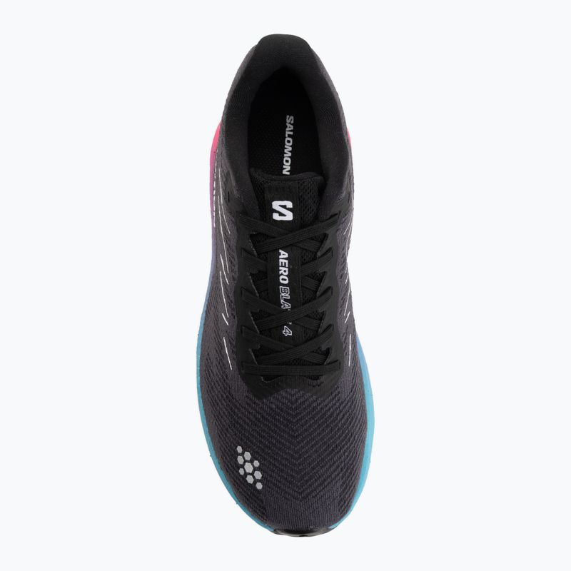 Кросівки для бігу жіночі Salomon Aero Blaze 4 black/white 5