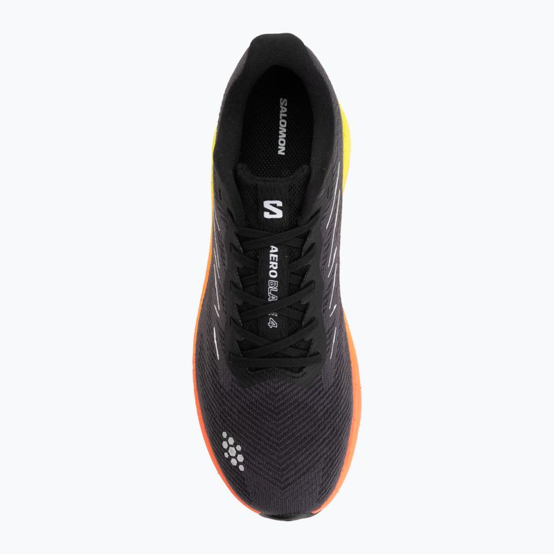 Кросівки для бігу чоловічі Salomon Aero Blaze 4 black/white 5