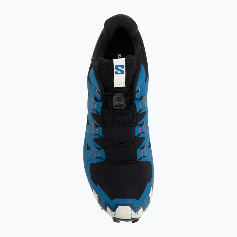 Кросівки для бігу чоловічі Salomon Speedcross 6 GTX black/mykonos blue 5