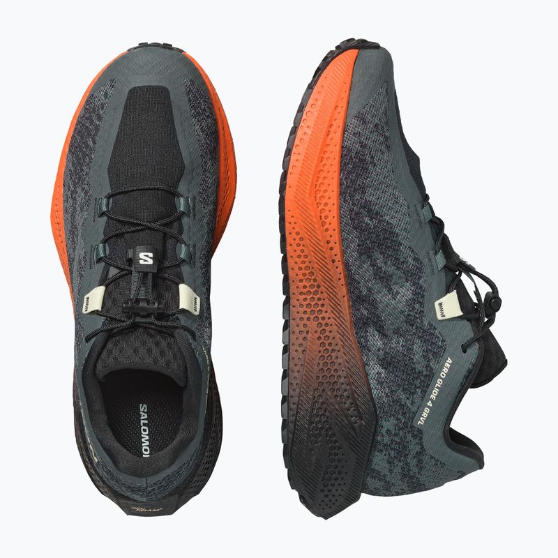 Кросівки для бігу чоловічі Salomon Aero Glide 4 GRVL urban chic/black 5