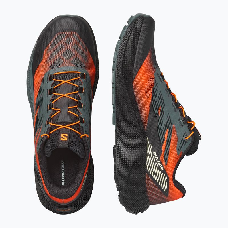 Кросівки для бігу чоловічі Salomon Pulsar Quiver urban chic/shocking orange 3