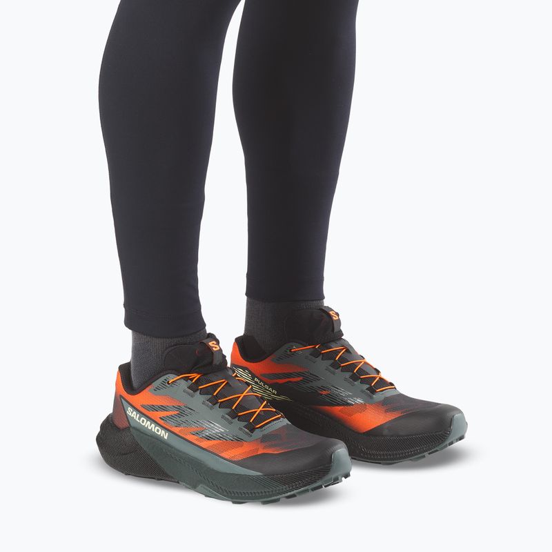 Кросівки для бігу чоловічі Salomon Pulsar Quiver urban chic/shocking orange 5