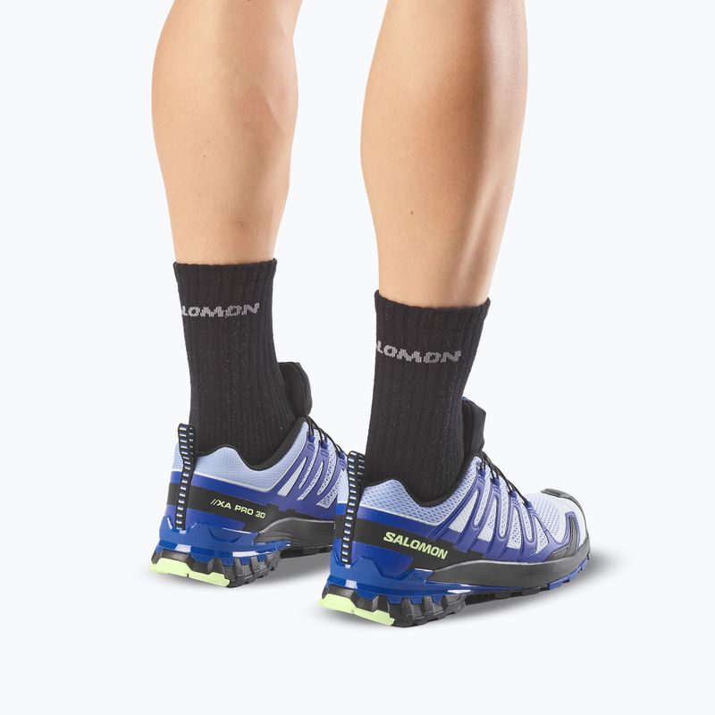 Кросівки для бігу чоловічі Salomon XA Pro 3D V9 Icon black/brunnera blue 6
