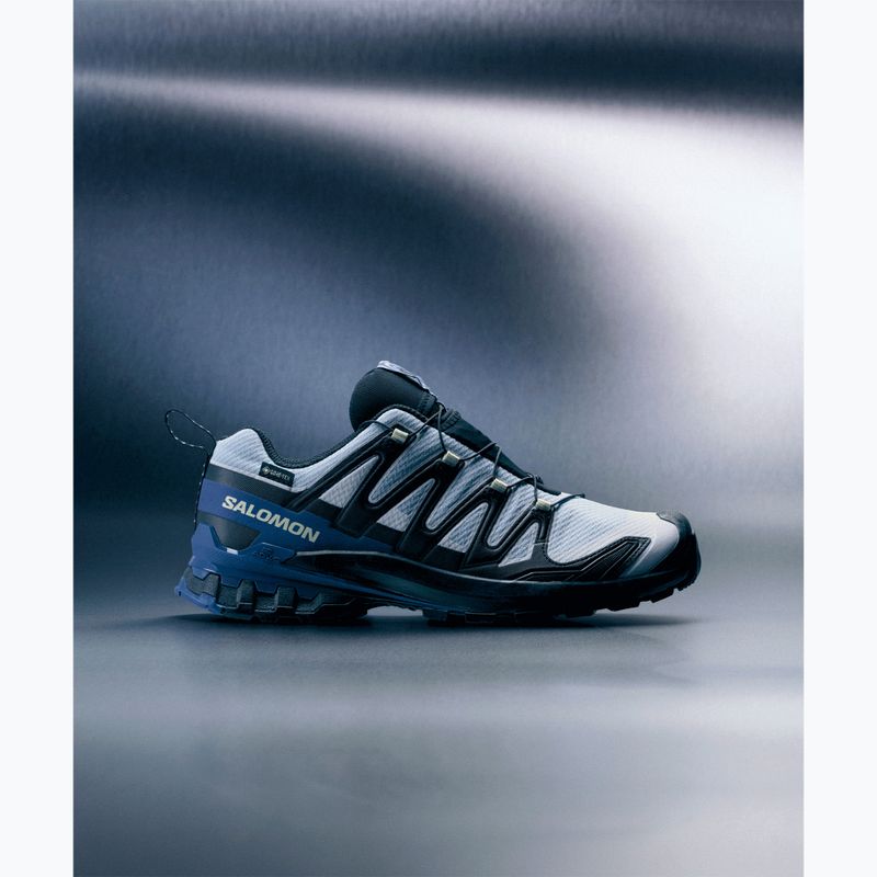 Кросівки для бігу чоловічі Salomon XA Pro 3D V9 GTX Icon black/brunnera blue 7