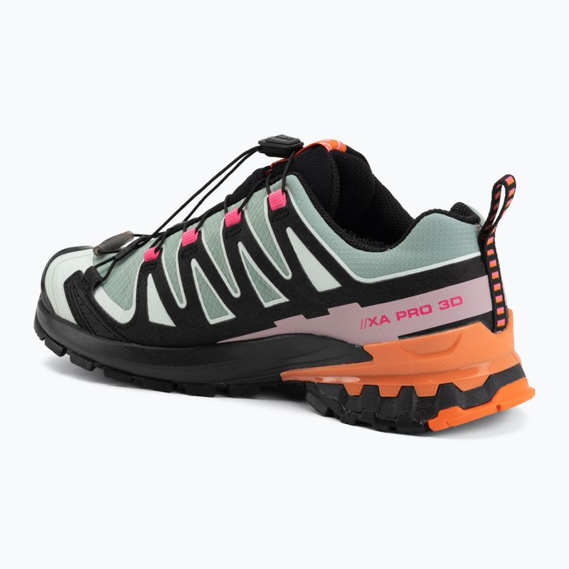 Кросівки для бігу жіночі Salomon XA Pro 3D V9 GTX Icon black/green milieu 3