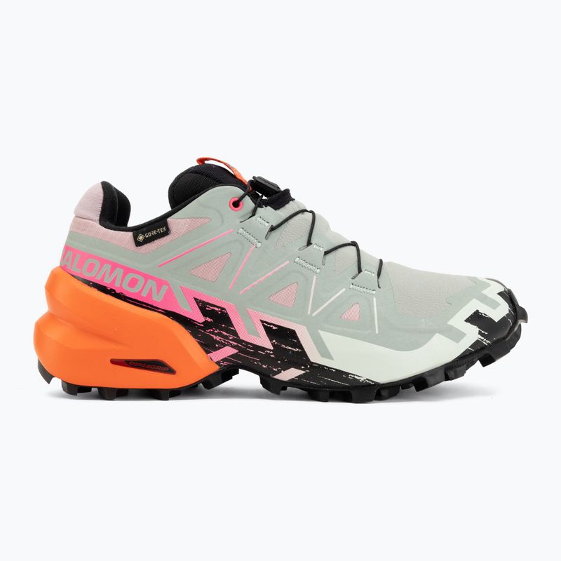 Кросівки для бігу жіночі Salomon Speedcross 6 GTX Icon black/green milieu 2