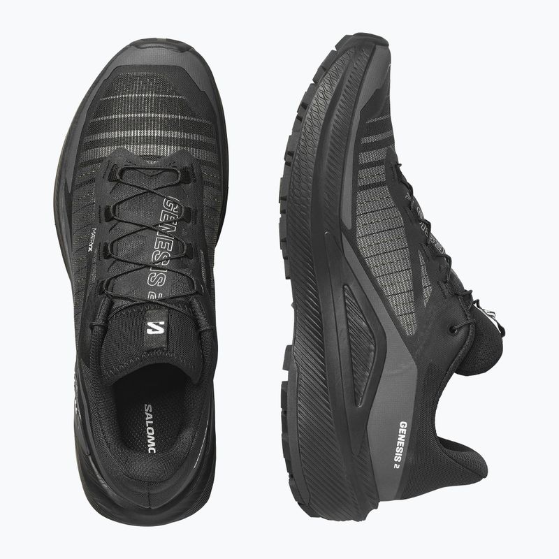 Кросівки для бігу чоловічі Salomon Genesis 2 black/black 5