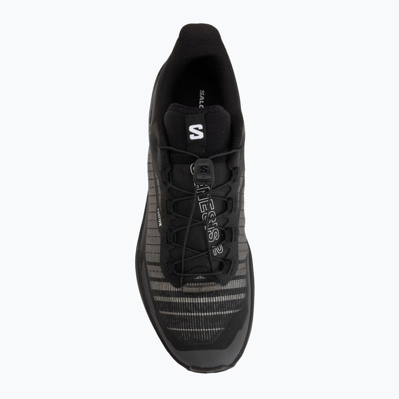 Кросівки для бігу чоловічі Salomon Genesis 2 black/black 5