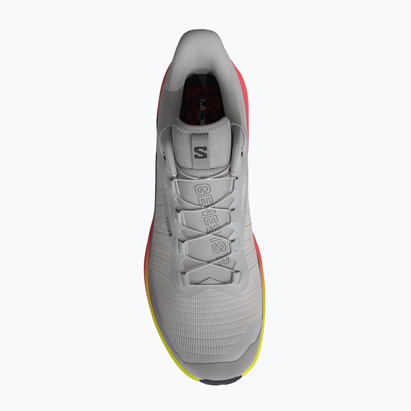 Кросівки для бігу жіночі Salomon Genesis 2 gray violet/safety yellow 3