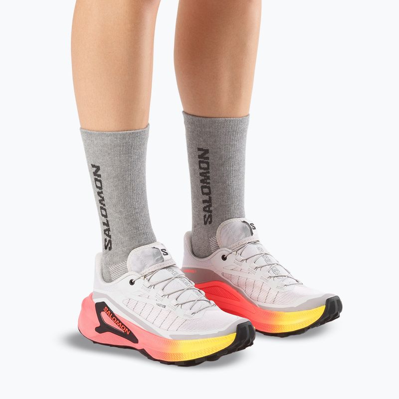 Кросівки для бігу жіночі Salomon Genesis 2 gray violet/safety yellow 6