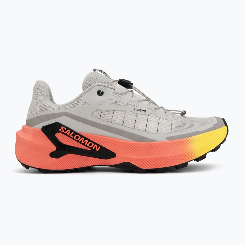 Кросівки для бігу жіночі Salomon Genesis 2 gray violet/safety yellow 2