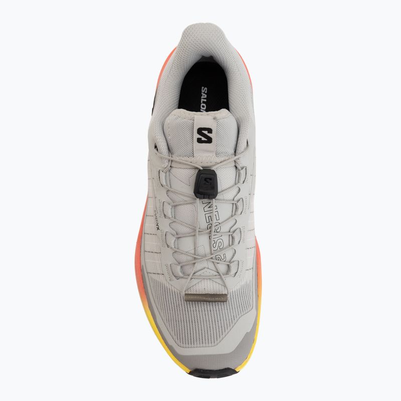 Кросівки для бігу жіночі Salomon Genesis 2 gray violet/safety yellow 5