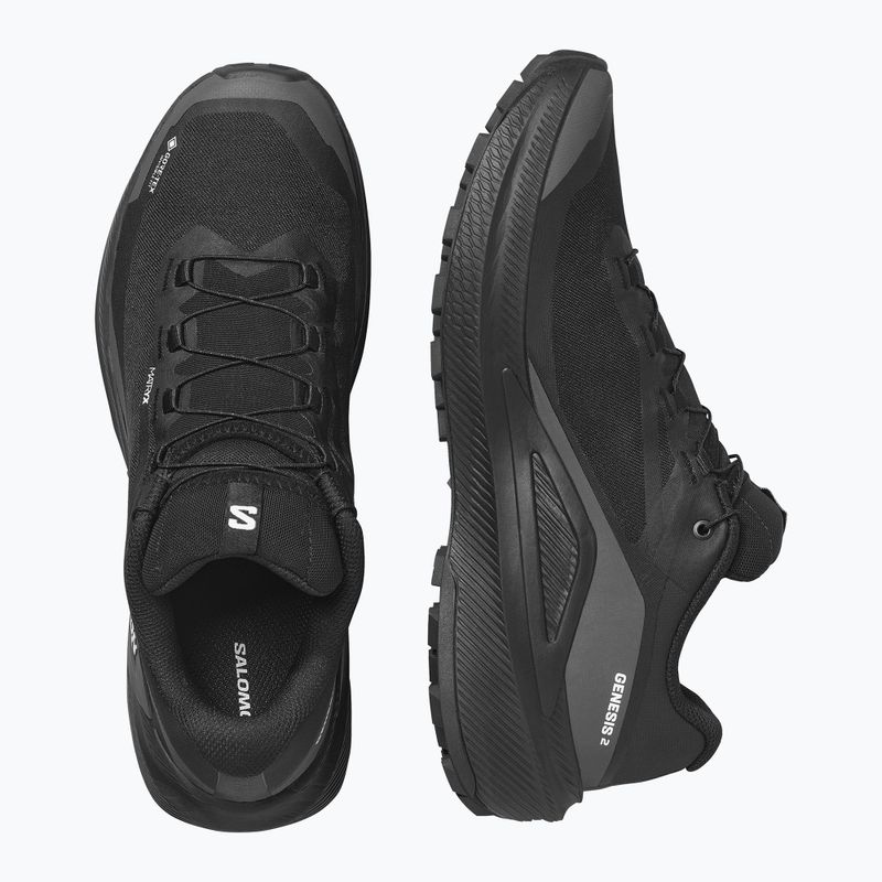 Кросівки для бігу чоловічі Salomon Genesis 2 GTX black/black 3