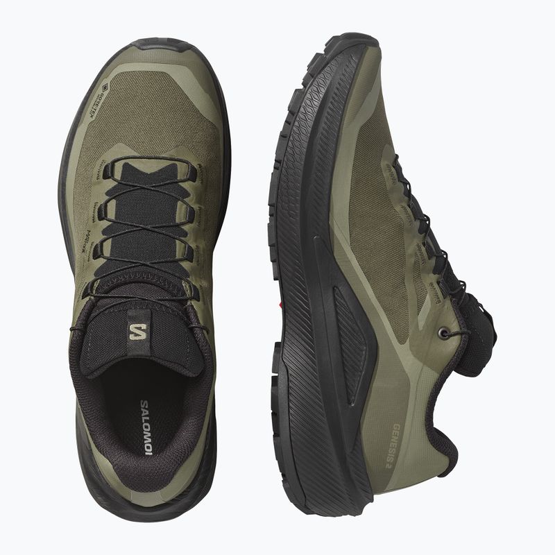 Кросівки для бігу чоловічі Salomon Genesis 2 GTX grape leaf/black 3