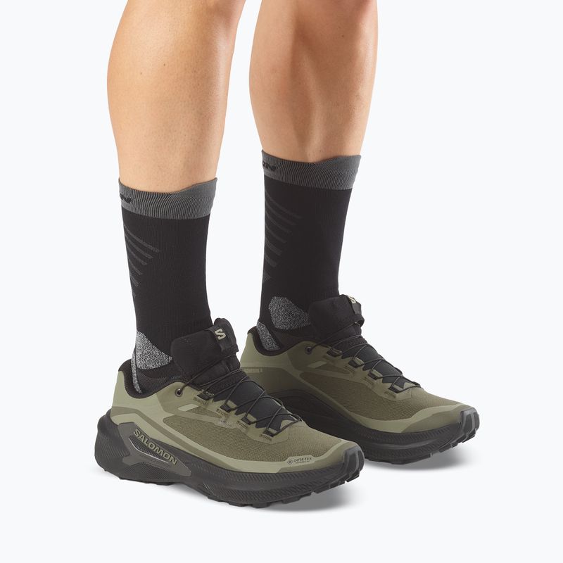 Кросівки для бігу чоловічі Salomon Genesis 2 GTX grape leaf/black 5