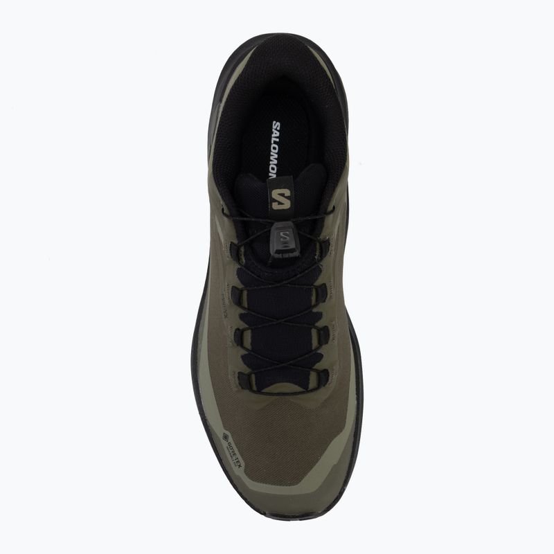 Кросівки для бігу чоловічі Salomon Genesis 2 GTX grape leaf/black 5