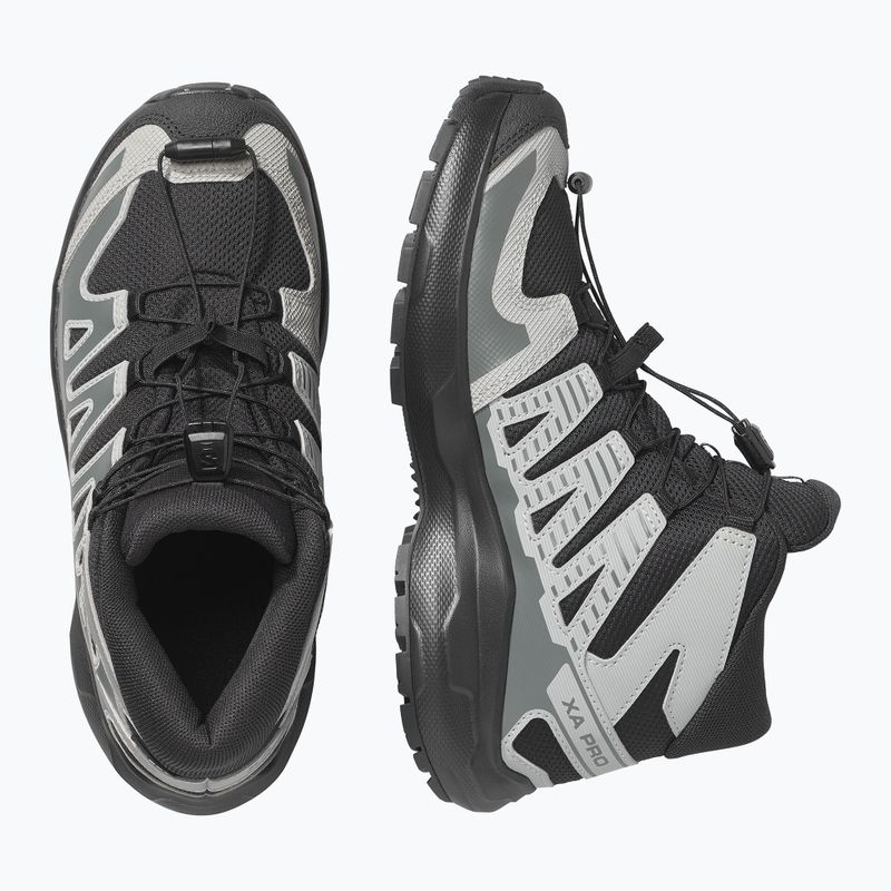 Взуття туристичне дитяче Salomon XA PRO MID Waterproof black/sedona sage 3