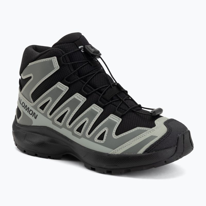 Взуття туристичне дитяче Salomon XA PRO MID Waterproof black/sedona sage