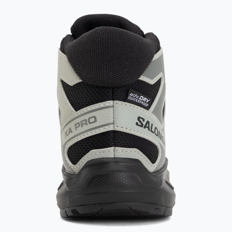 Взуття туристичне дитяче Salomon XA PRO MID Waterproof black/sedona sage 6