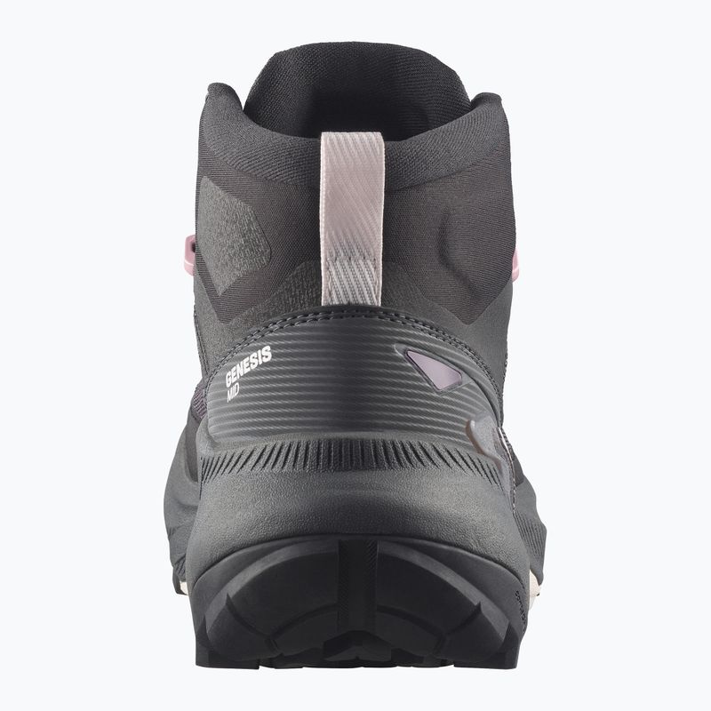 Взуття туристичне жіноче Salomon Genesis Mid GTX black/dawn pink 2