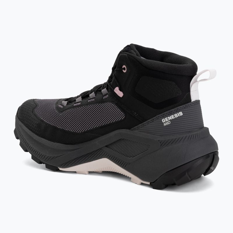 Взуття туристичне жіноче Salomon Genesis Mid GTX black/dawn pink 3