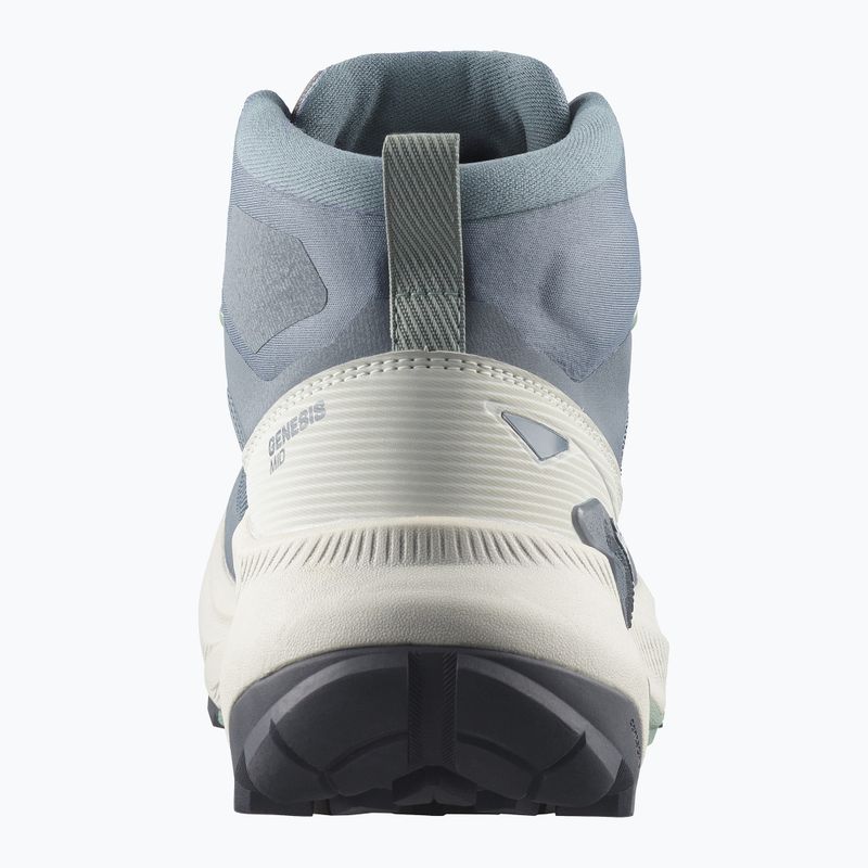 Взуття туристичне жіноче Salomon Genesis Mid GTX grisaille/green milieu 2