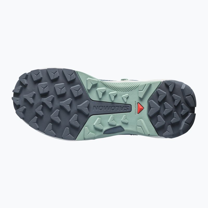 Взуття туристичне жіноче Salomon Genesis Mid GTX grisaille/green milieu 4