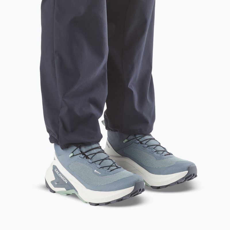 Взуття туристичне жіноче Salomon Genesis Mid GTX grisaille/green milieu 5