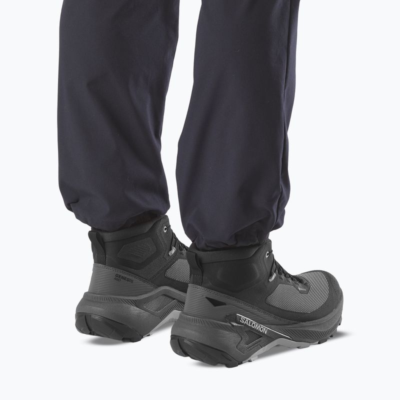 Взуття туристичне чоловіче Salomon Genesis Mid GTX black/asphalt 5