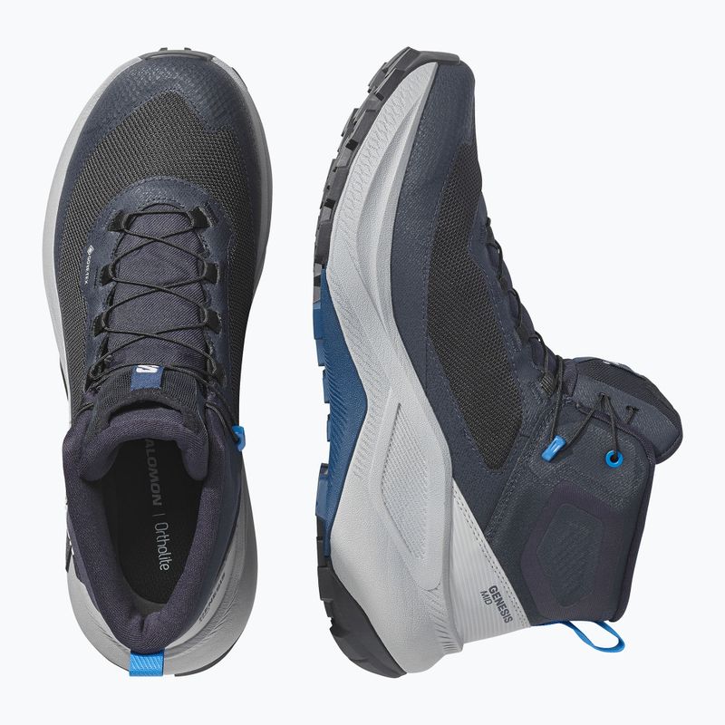 Взуття туристичне чоловіче Salomon Genesis Mid GTX dark navy/spellbound 3
