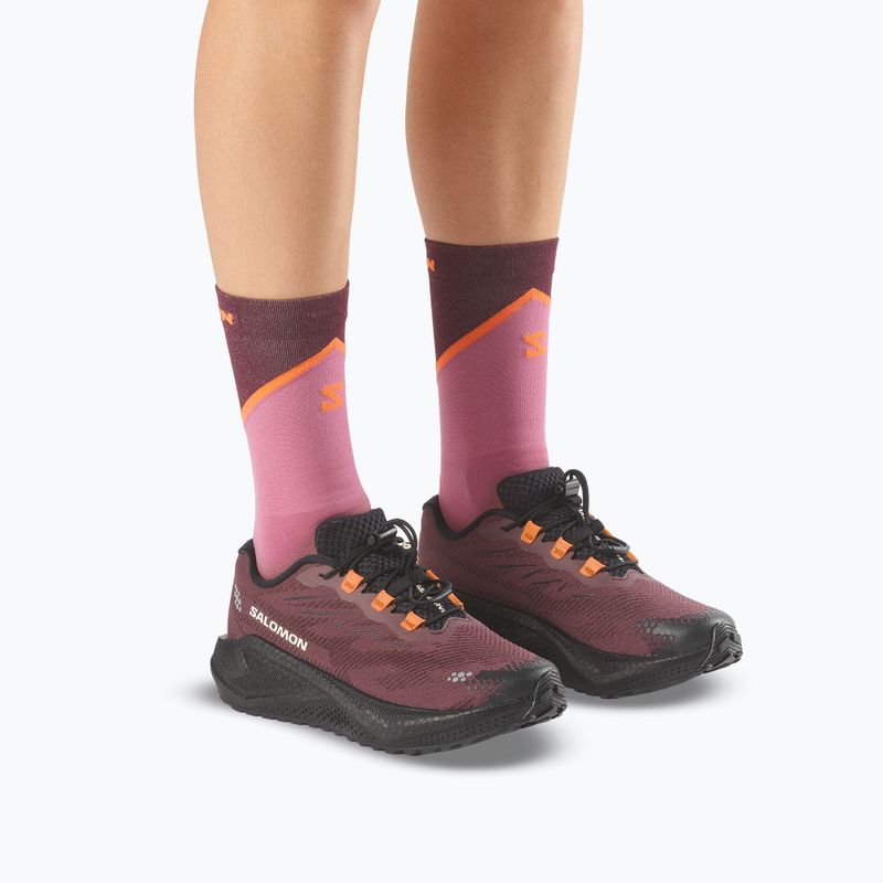 Кросівки для бігу жіночі Salomon Aero Blaze 4 GRVL huckleberry/black 5