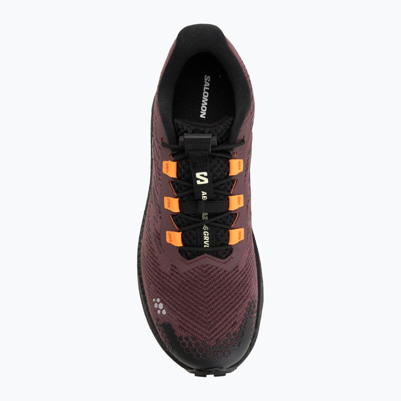Кросівки для бігу жіночі Salomon Aero Blaze 4 GRVL huckleberry/black 5