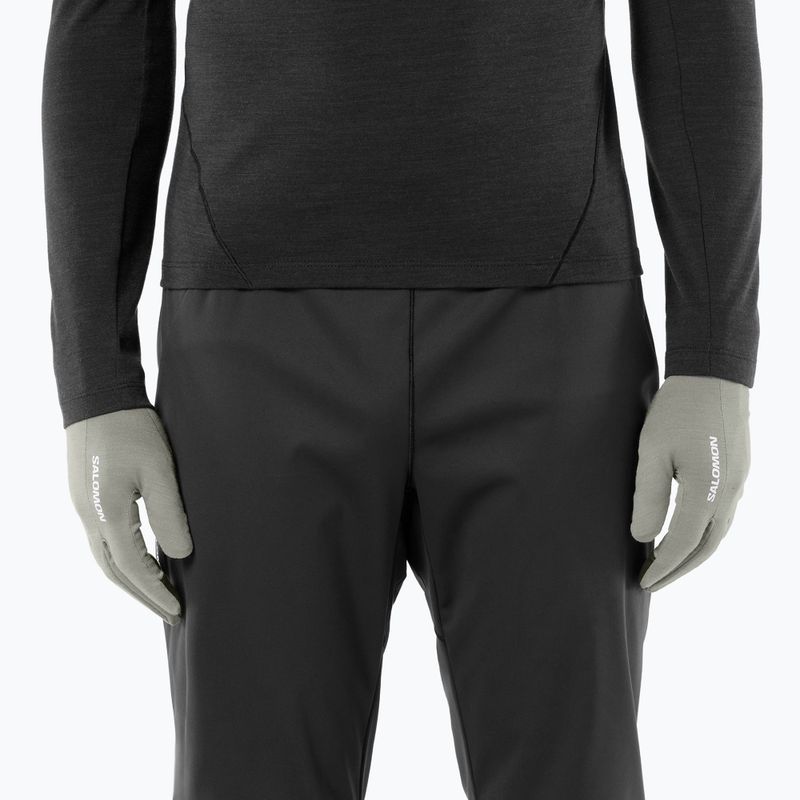 Рукавички для бігу Salomon Merino Gloves castor gray 4