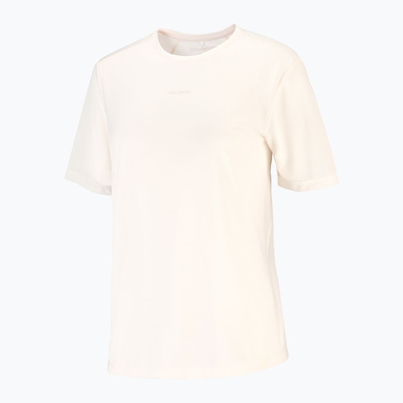 Футболка для бігу жіноча Salomon Shakeout Core GFX SS Tee whisper white/pink frosting 5