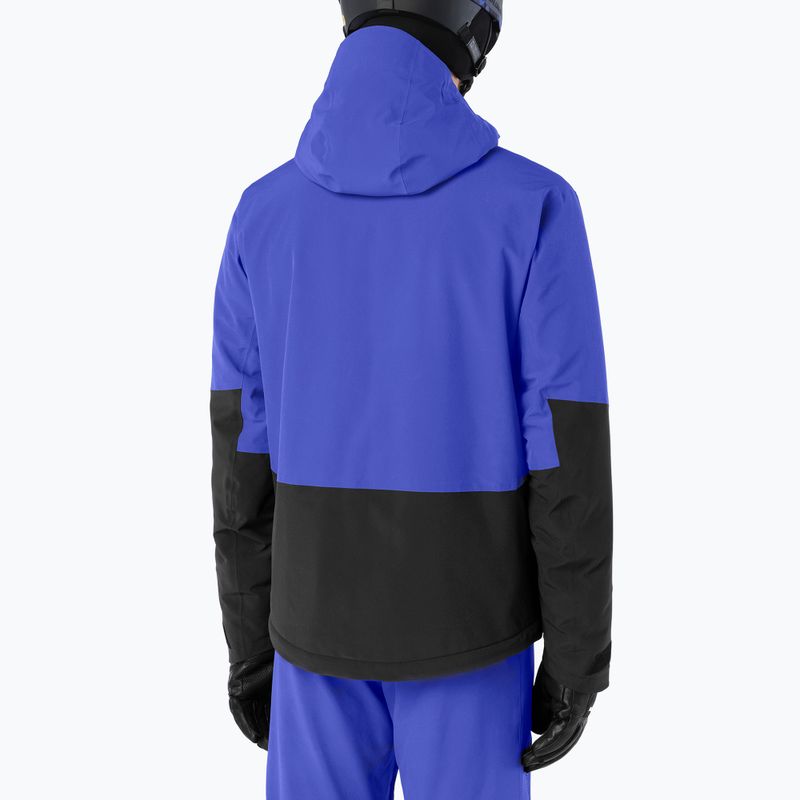 Куртка лижна чоловіча Salomon Highland clematis blue/deep black 2