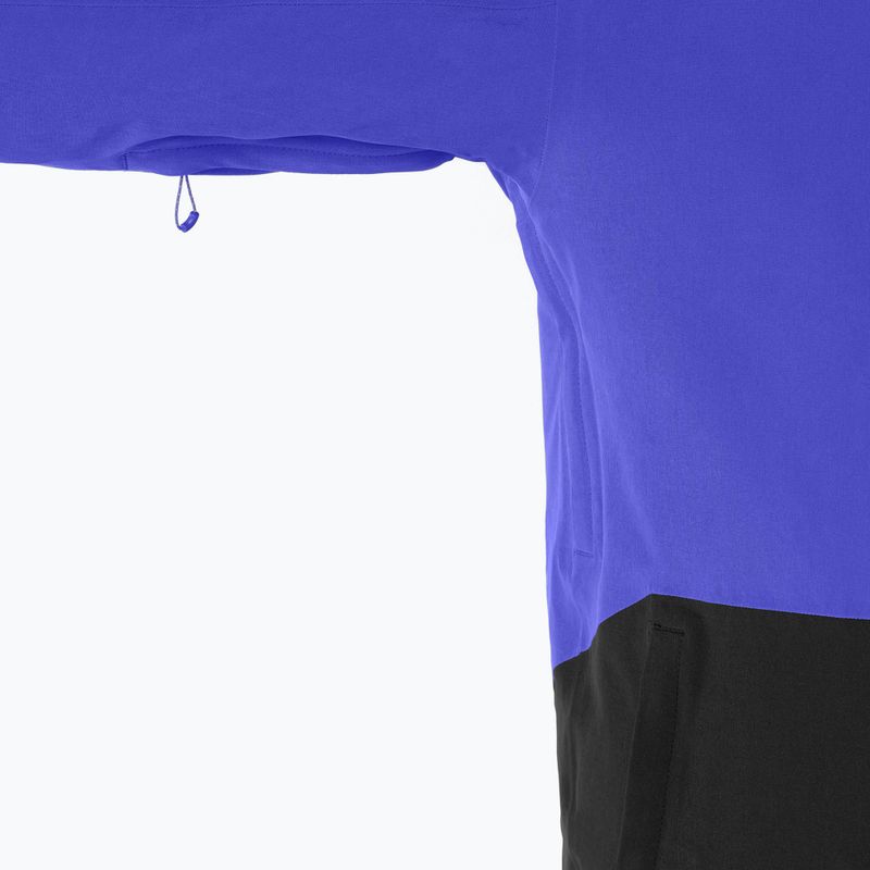 Куртка лижна чоловіча Salomon Highland clematis blue/deep black 5