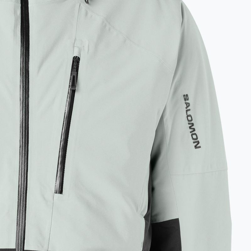 Куртка лижна чоловіча Salomon Brilliant 2.0 wrought iron/deep black 4