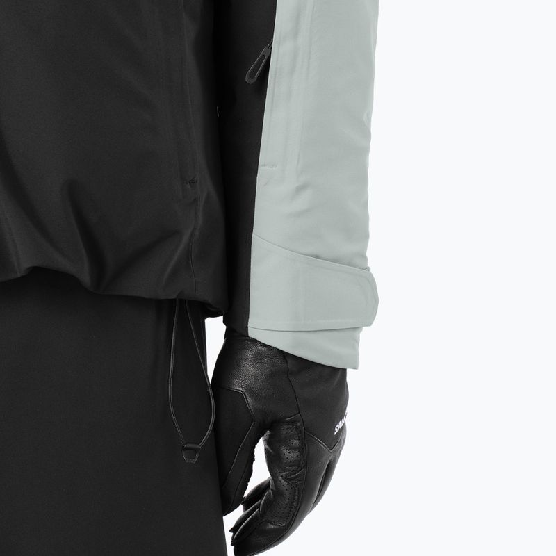 Куртка лижна чоловіча Salomon Brilliant 2.0 wrought iron/deep black 6