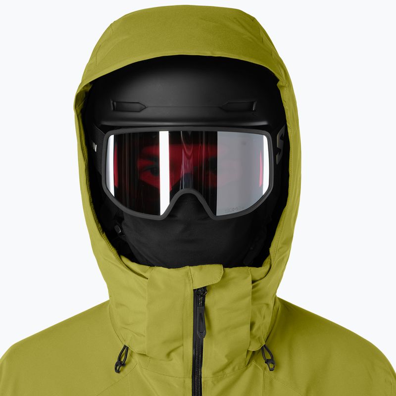 Куртка лижна чоловіча Salomon Brilliant 2.0 cardamon seed/deep black 3