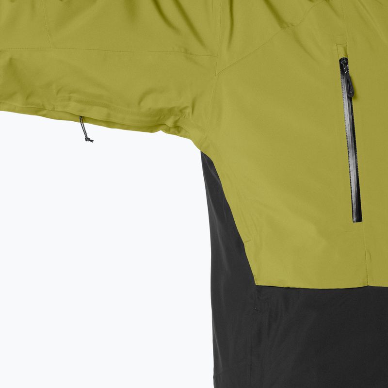 Куртка лижна чоловіча Salomon Brilliant 2.0 cardamon seed/deep black 5