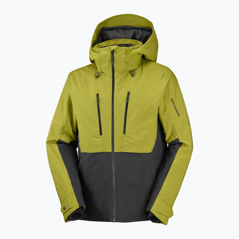 Куртка лижна чоловіча Salomon Brilliant 2.0 cardamon seed/deep black 7