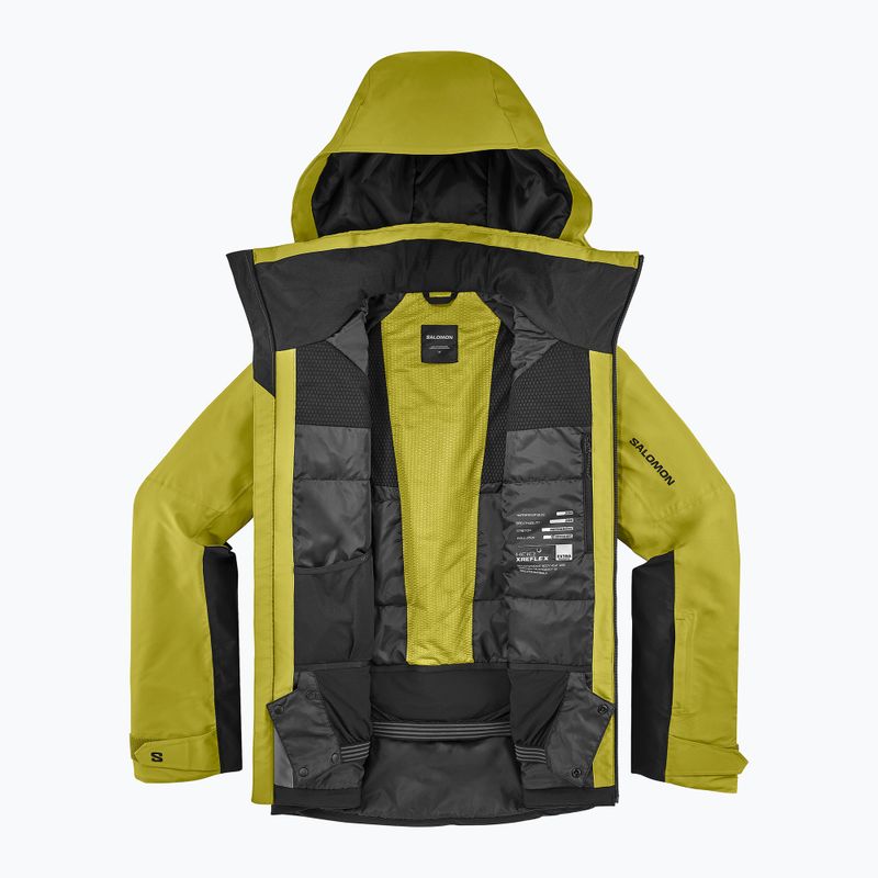 Куртка лижна чоловіча Salomon Brilliant 2.0 cardamon seed/deep black 8